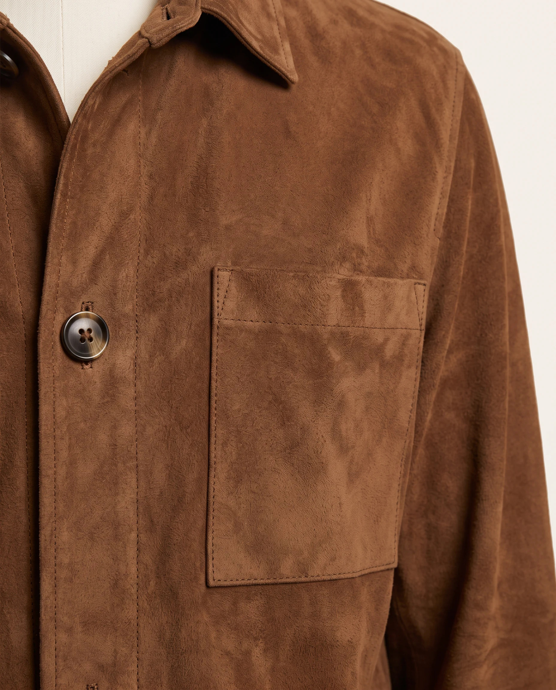 Suede Overshirt, detail