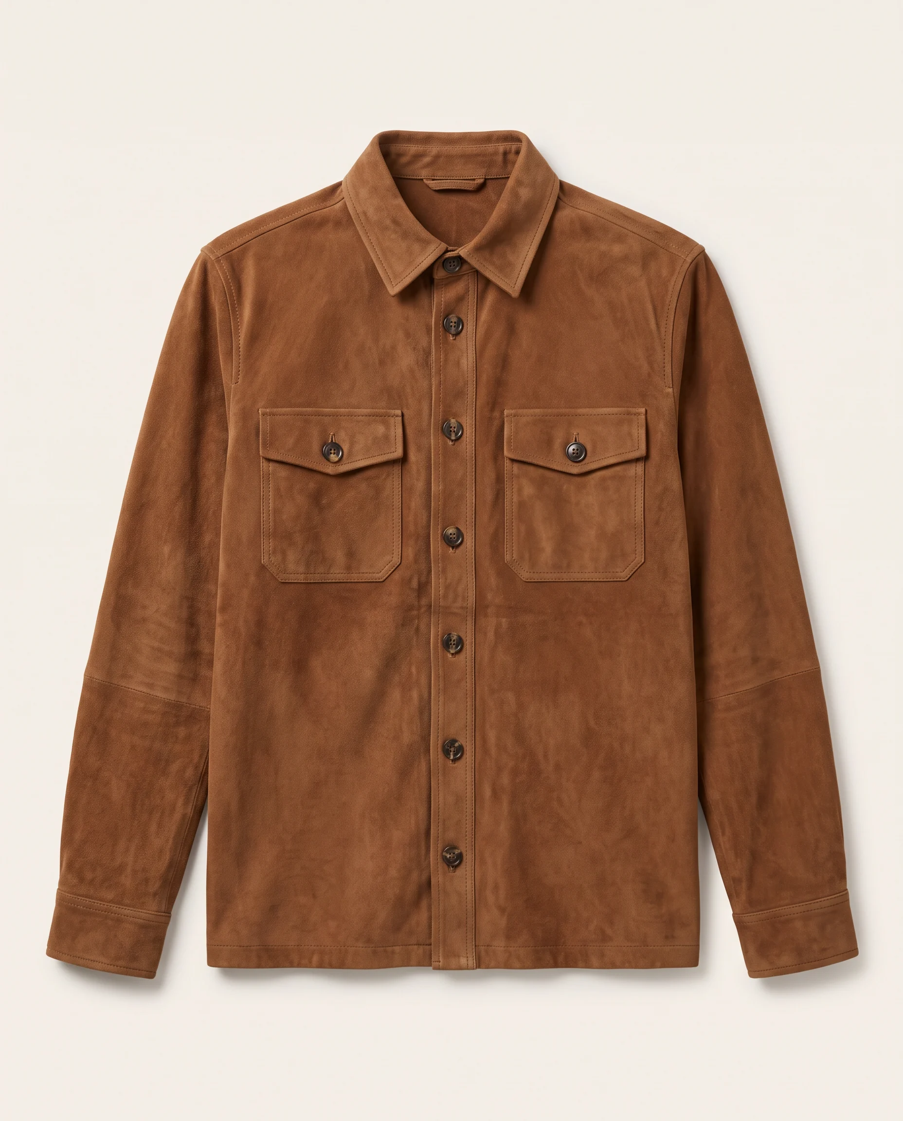 Suede Overshirt