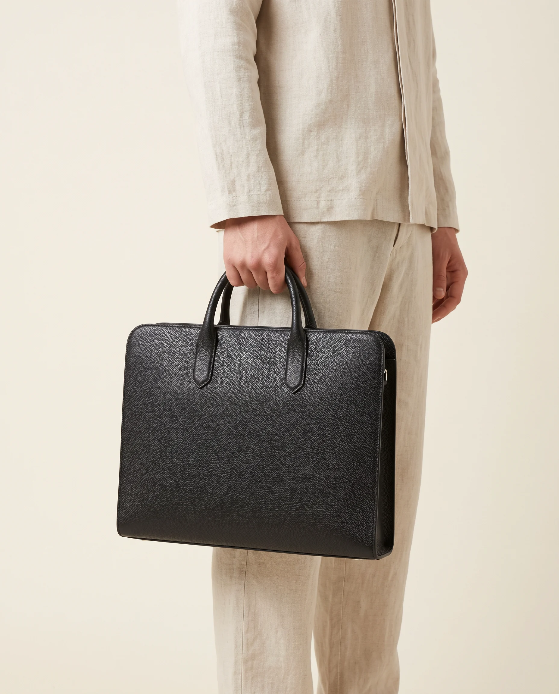 Atelier Briefcase, carried