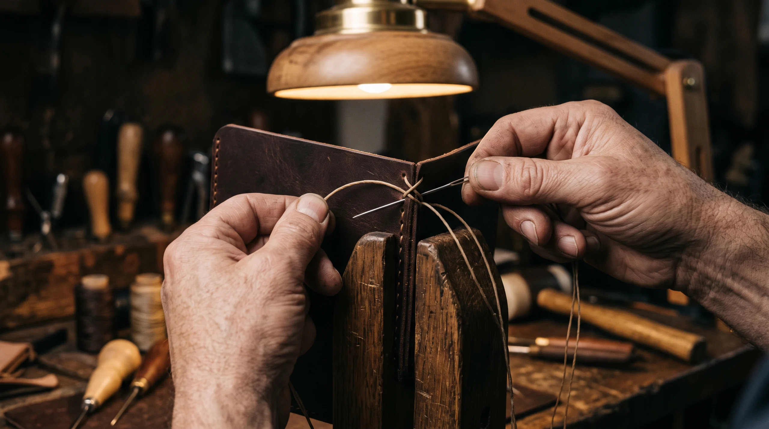 The saddle stitch