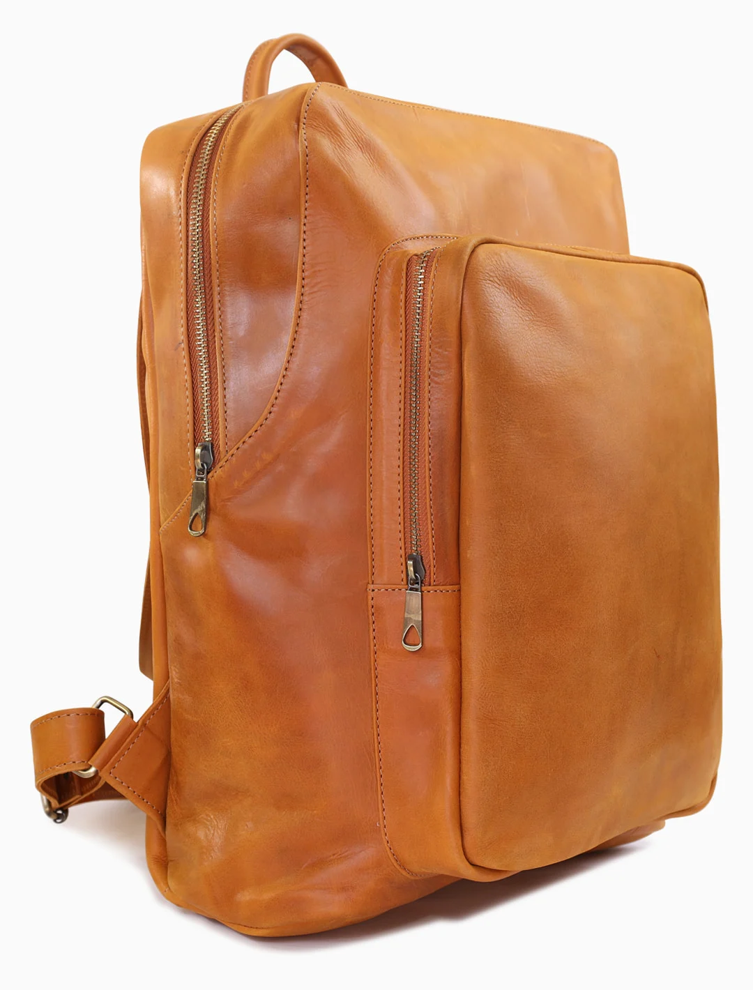 Arlo Backpack, Cognac, detail