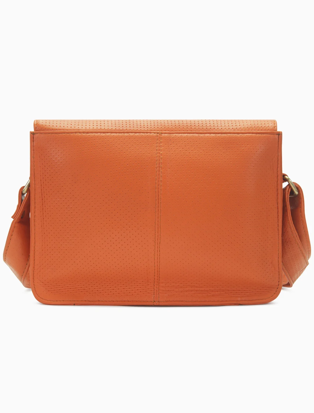 Clasp Messenger, Tangerine, detail
