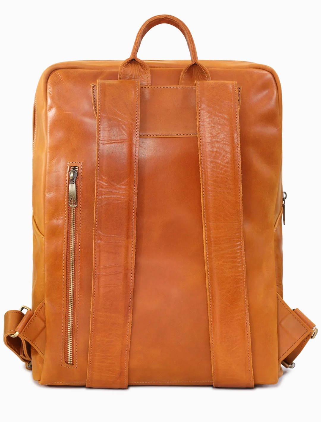 Arlo Backpack, Cognac, detail