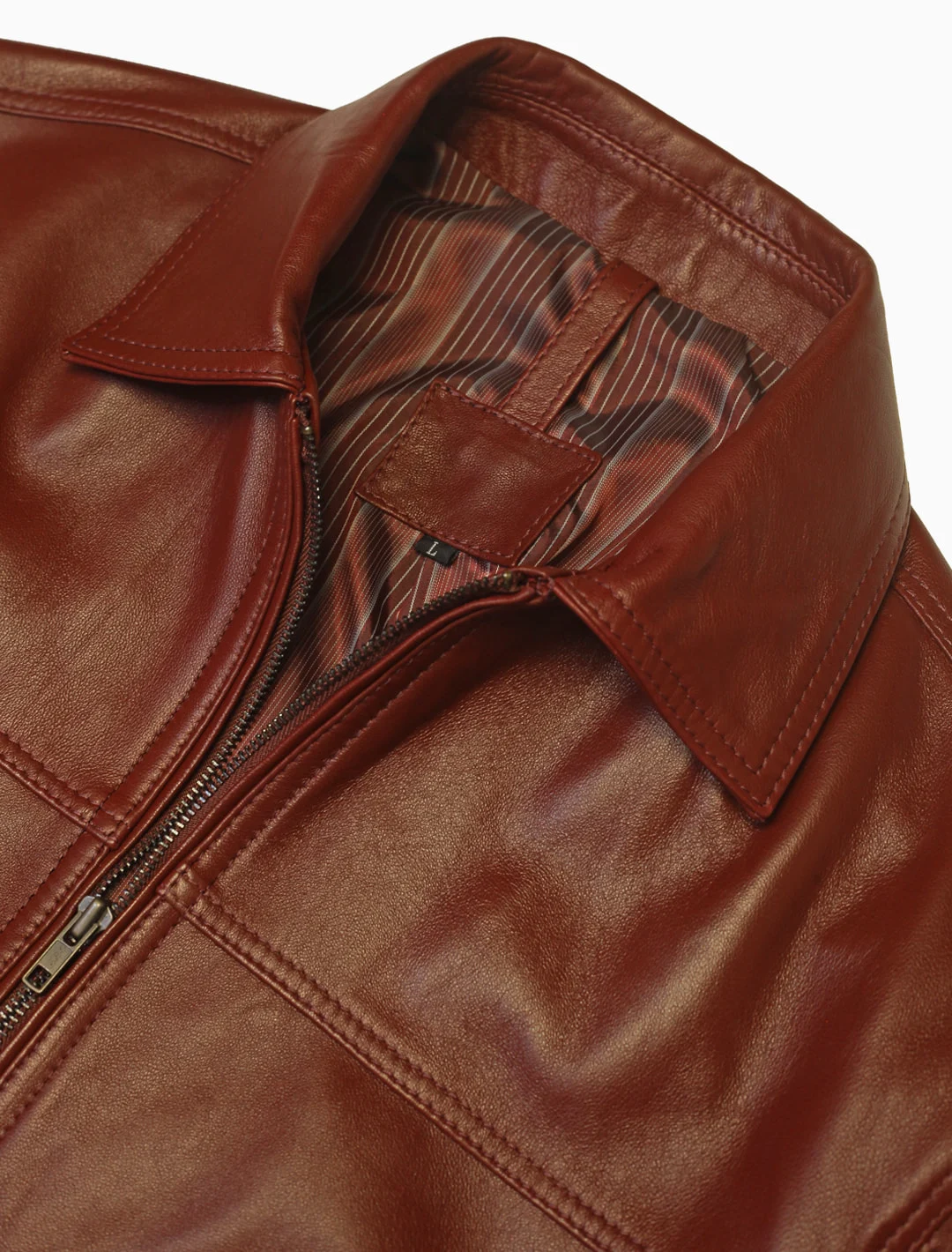 Flight Bomber, Oxblood, detail