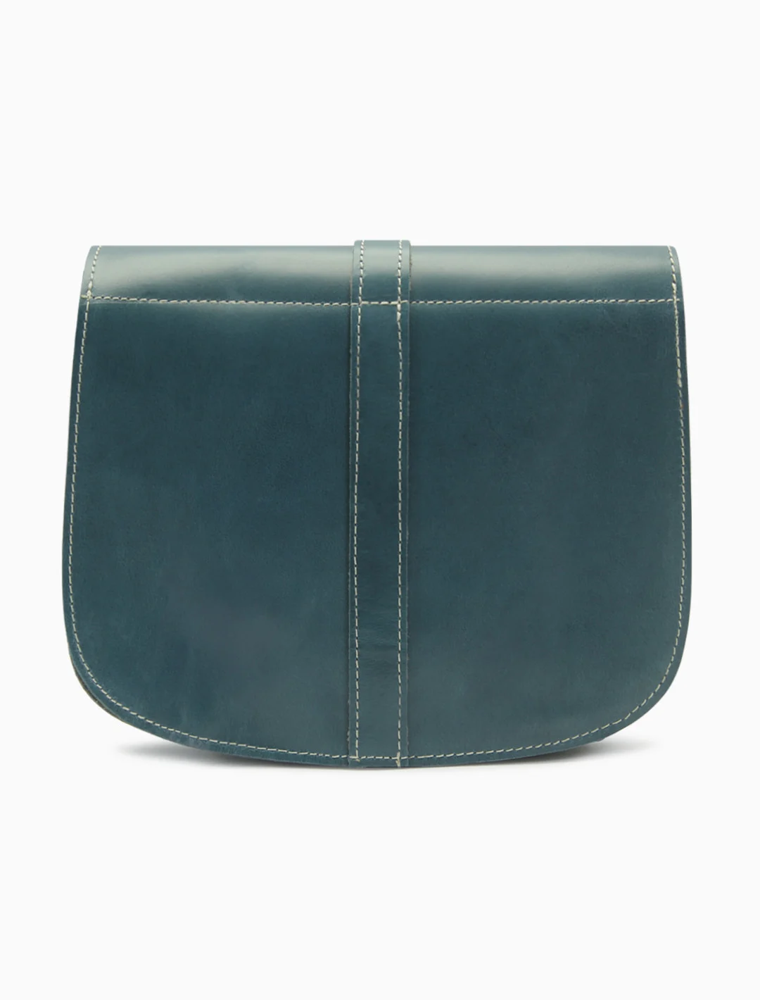 Saddle Bag, Teal, detail