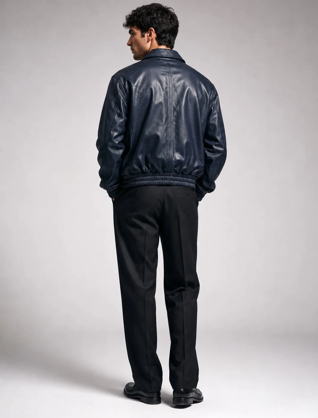 Flight Bomber, Navy, detail