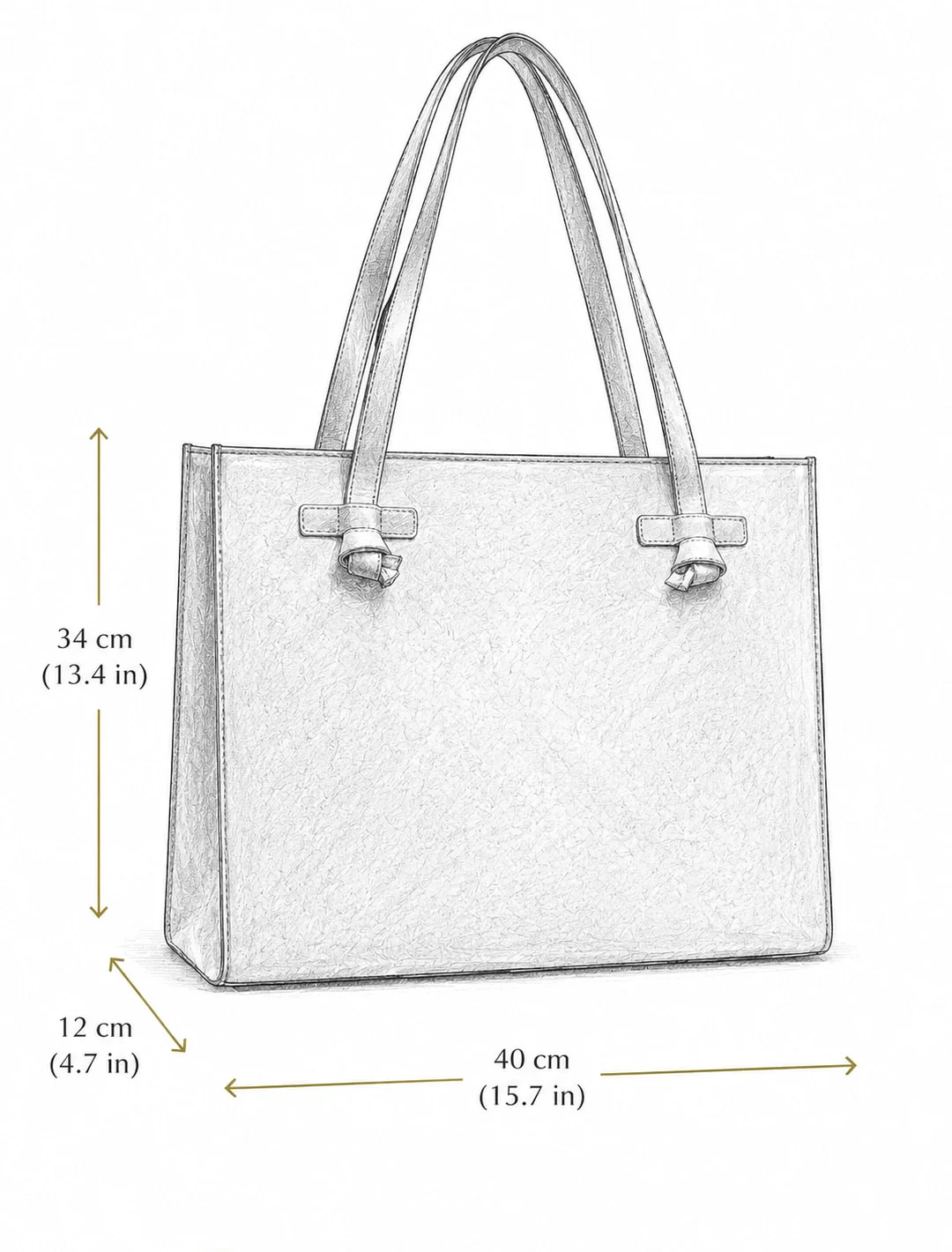 Knot Suede Tote, detail