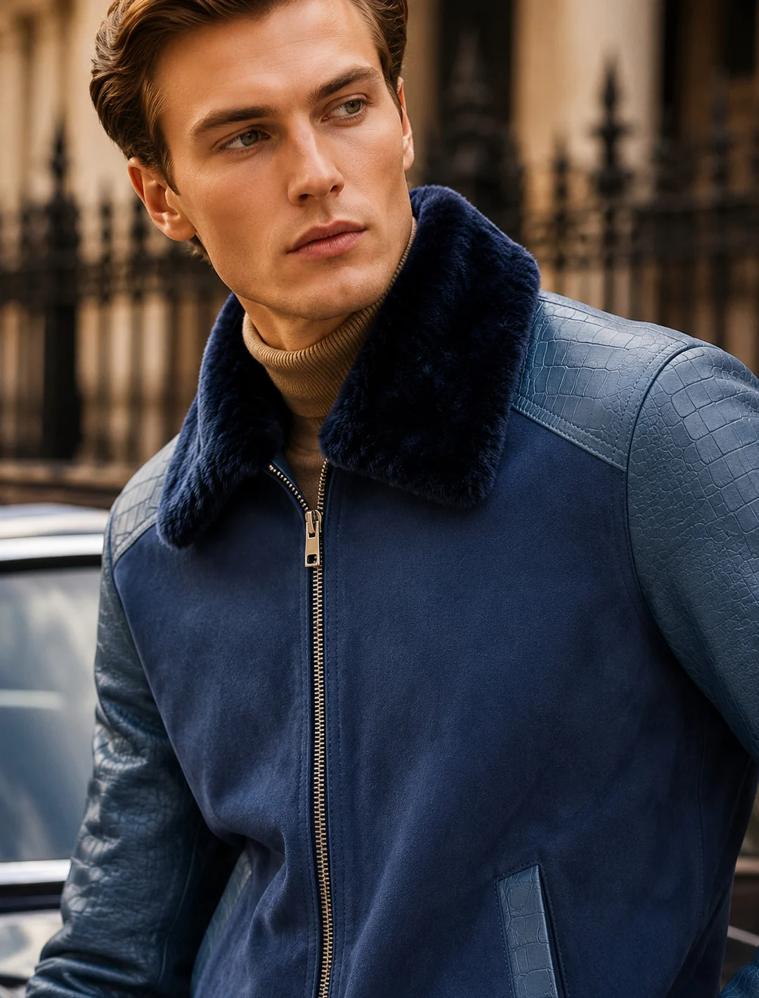 Aviator Bomber, detail