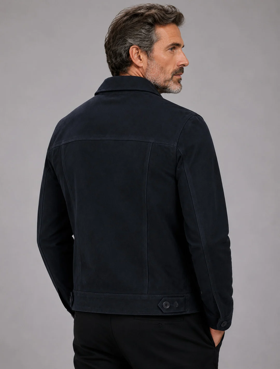 Mariner Suede Shirt Jacket, detail