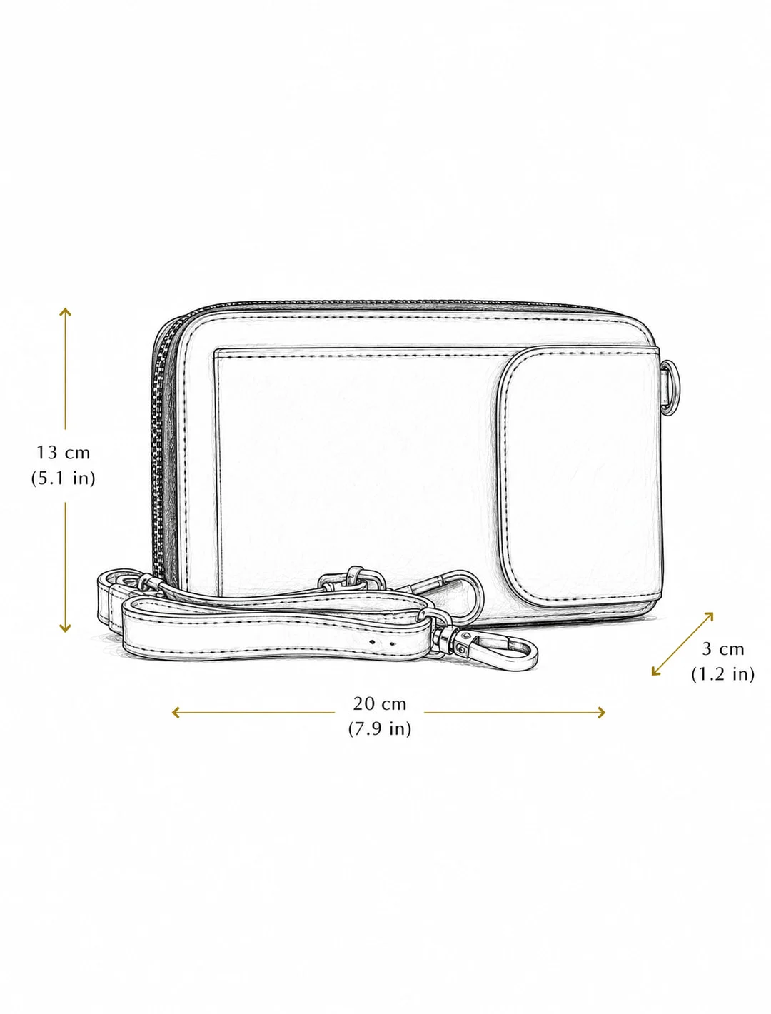 Porter Phone Crossbody, detail