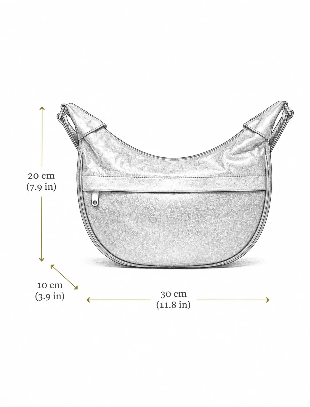 Half Moon Bag, detail