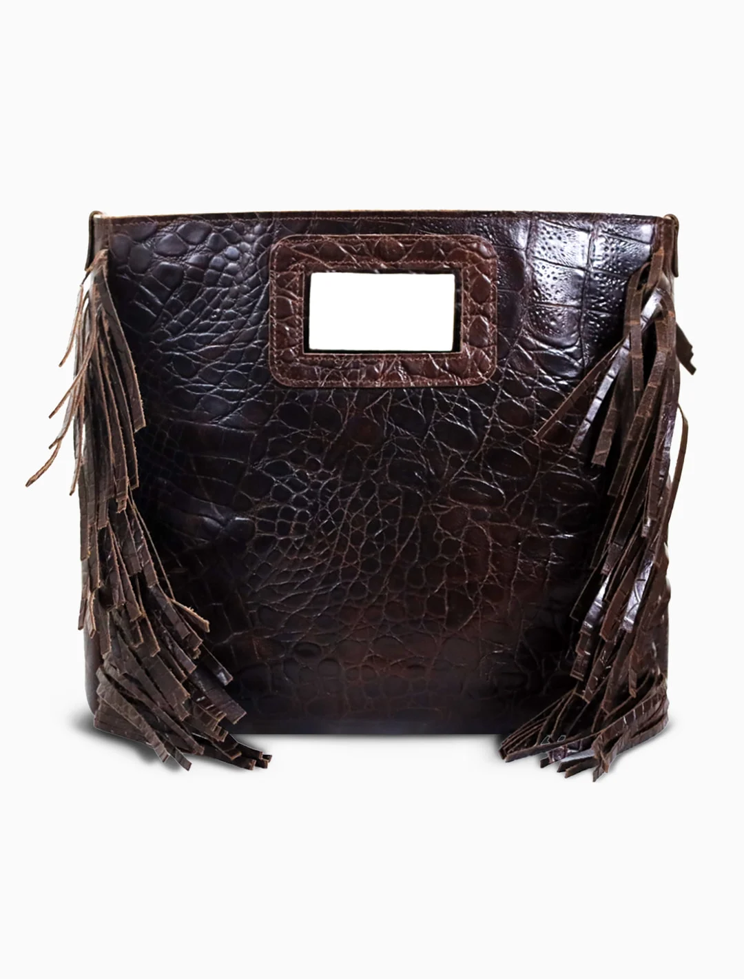 Sierra Fringe Bag, Croco