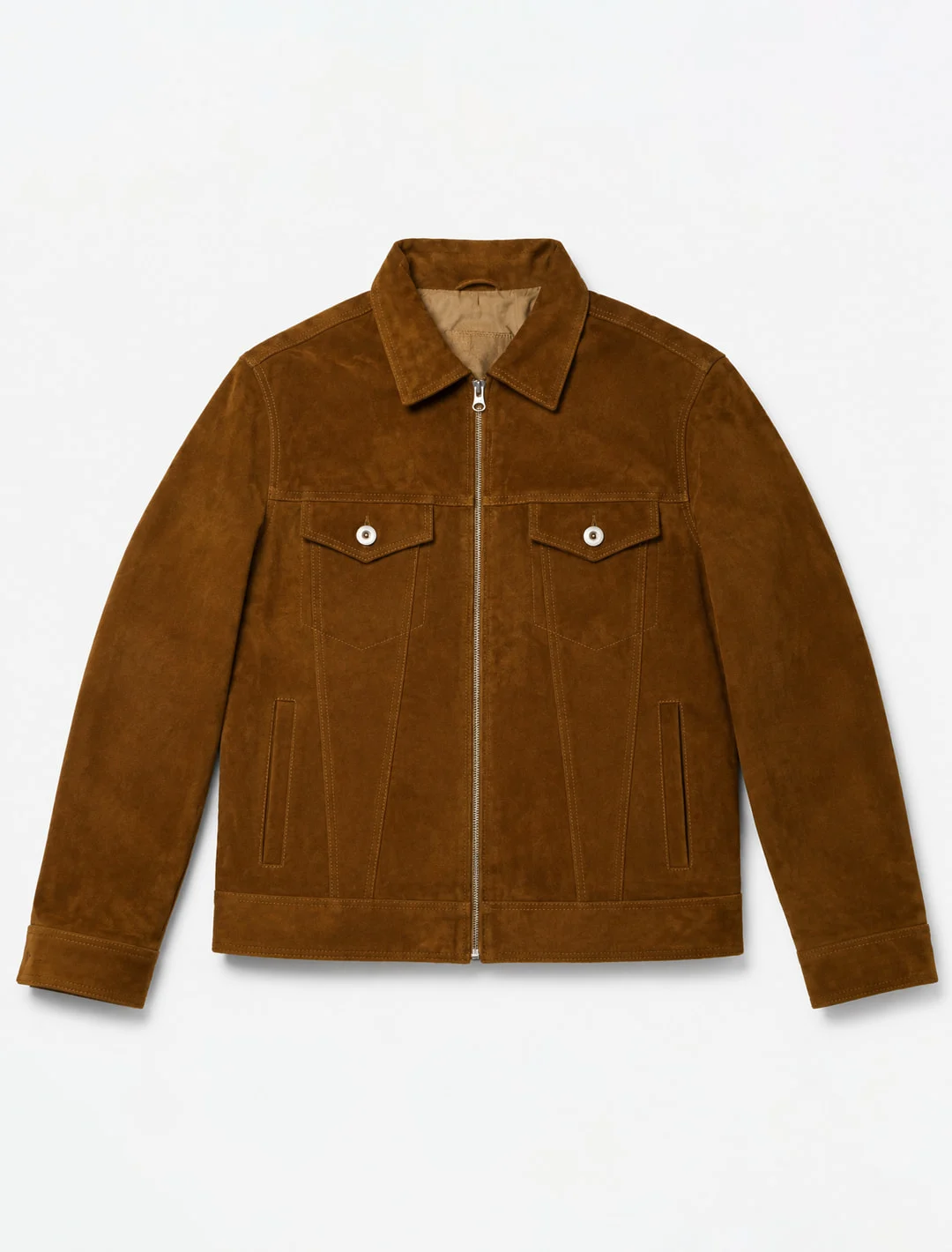 Suede Trucker Jacket